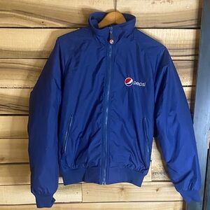 Aramark Pepsi Logo Blue work Jacket size small